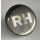 Nabenkappe 60 mm, BM hoch, anthrazit | Logo RH