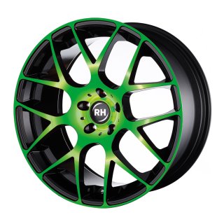 Leichtmetall-Felgen NBU859545108G28 | Typ 604 NBU Race 1tlg. | 8,5X19" ET45 5/108 color polished - green